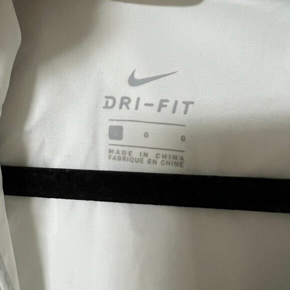 NIKE WOMENS FLEX JACKET HD WOVEN PACKABLE - WHITE/BLACK - Large - Picture 3 of 8